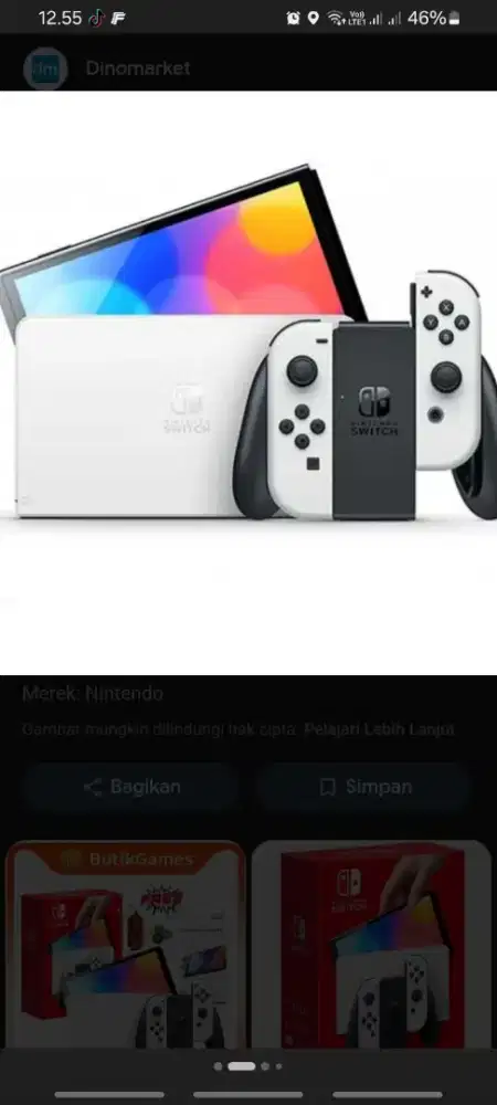 Dijual nitendo switch