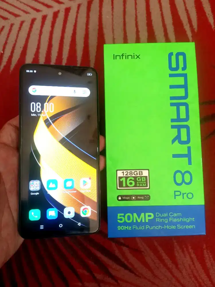 Infinix Smart 8 Pro  8 128  Full Set  Resmi Indinix