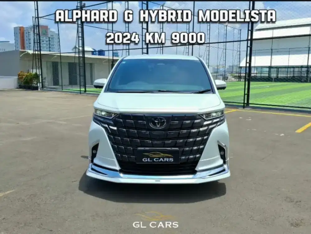 Alphard Hev Modelista Cash Hybrid 2024 Toyota Putih Km 9000 Perfect