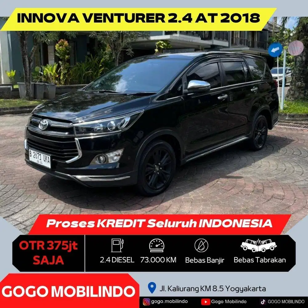 Toyota Innova Venturer Matic 2018 ORISINIL DP Minim Xpander
