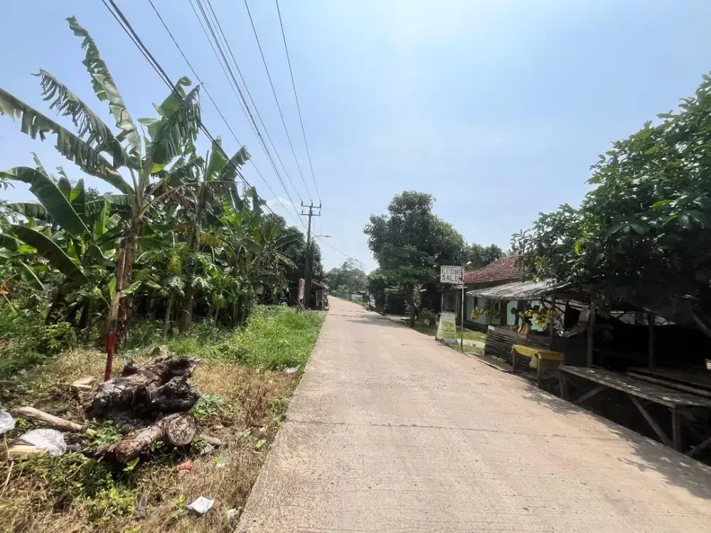 Dijual Tanah Murah 11 Menit Stasiun Jatake, Akses Mobil