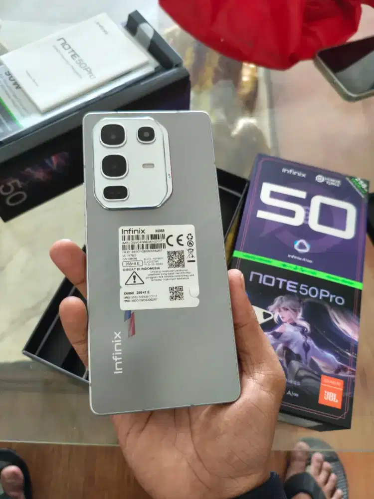 Infinix note 50 pro racing edition Ram 8/256 lengkap sebulan