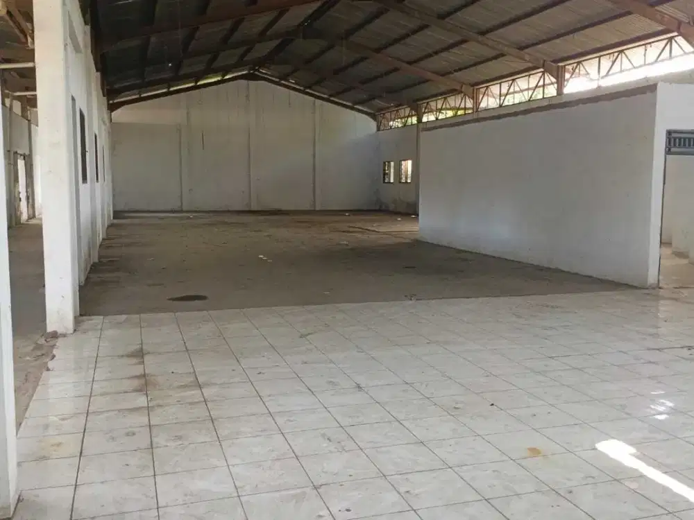 DIJUAL CEPAT TANAH+GUDANG (2 GUDANG GANDENG)