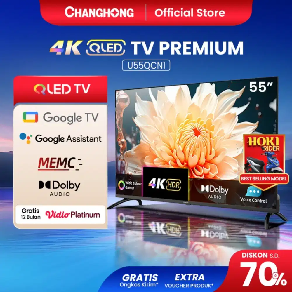 Changhong 55 inch Qled google smart tv