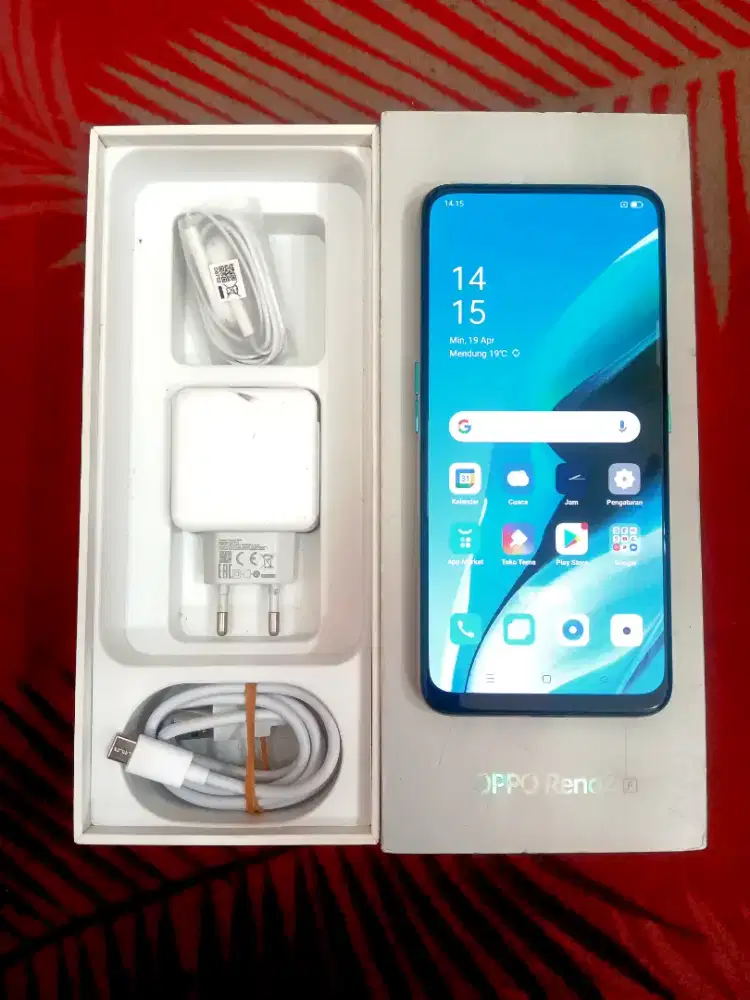 Oppo Reno 2F  8 128  Normal  Full Set  Resmi Oppo
