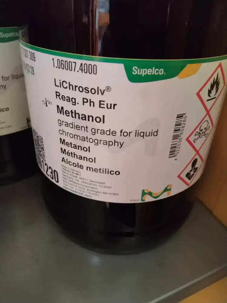 Metanol. HPLC grade