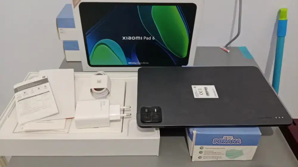 Xiaomi Pad 6 ram 8/256gb Fullset Ori, Mulus seperti Baru