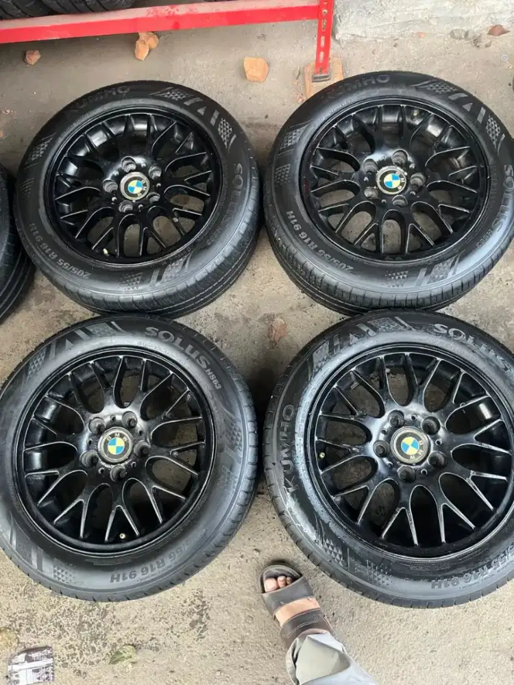 Velg OEM BMW e46 325i ring 16 pcd 5x120 Made in Austria. Ban 205/55R16