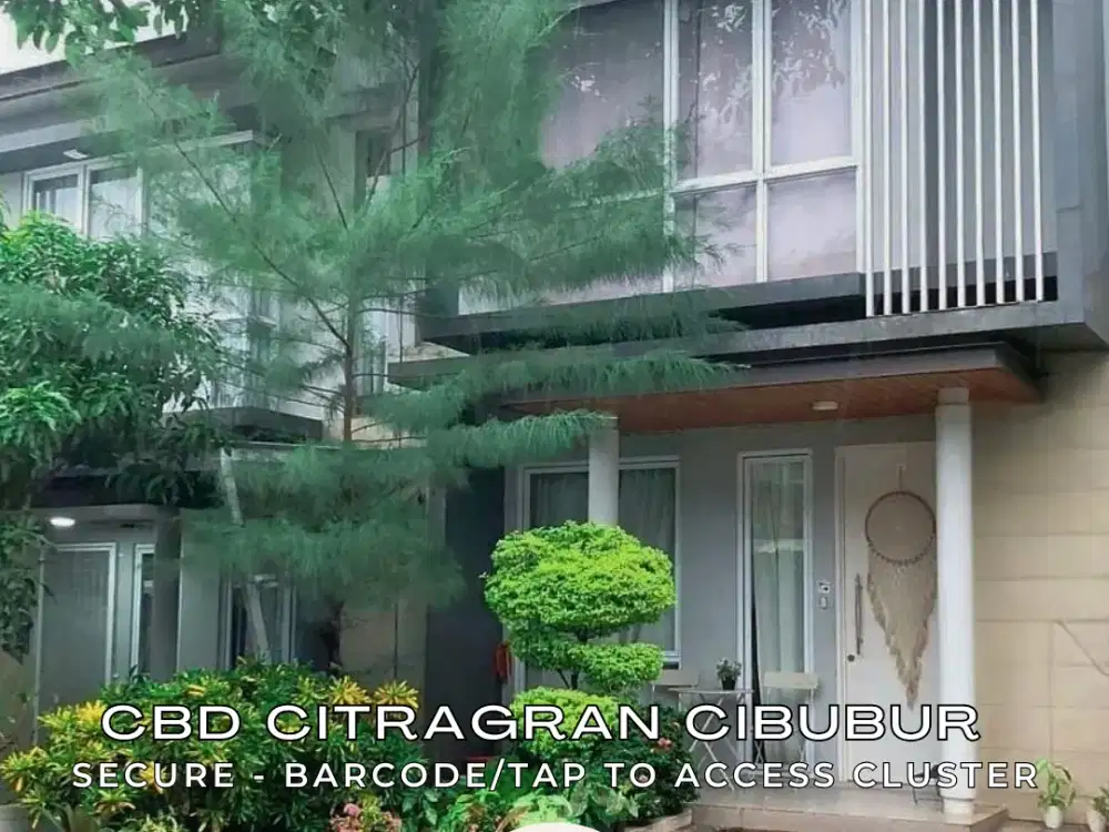 Rumah Modern 2 Lantai, Cluster Asri Cbd Citragran Cibubur - SHM