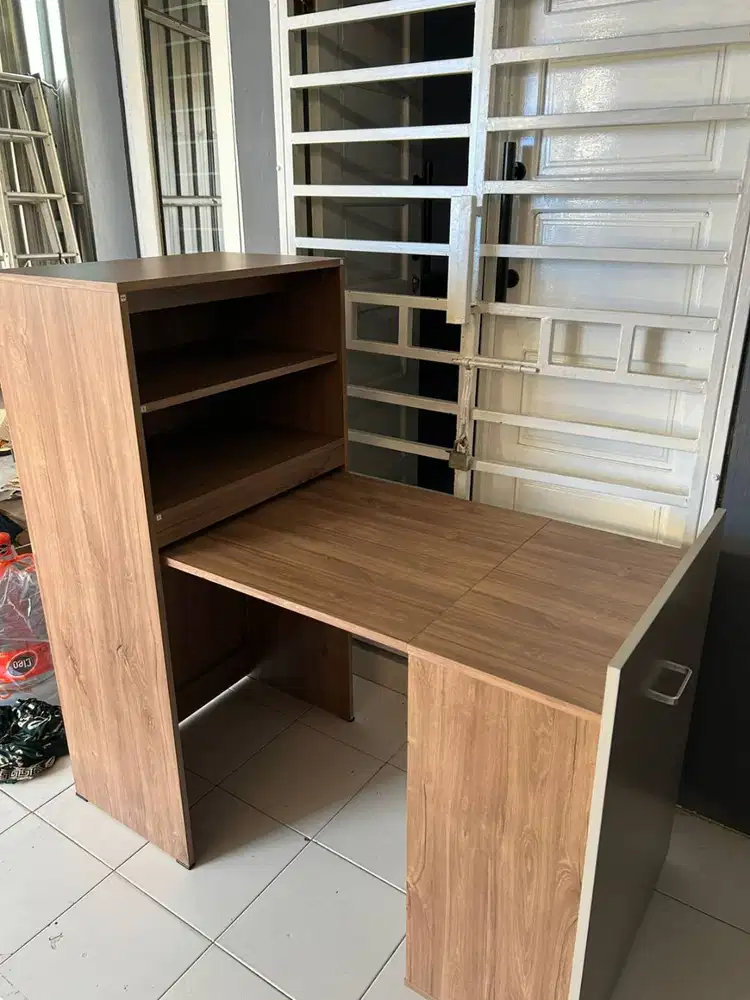 PROMO MEJA BELAJAR/KERJA LIPAT SERBAGUNA MINIMALIS MERK ACTIV SALE