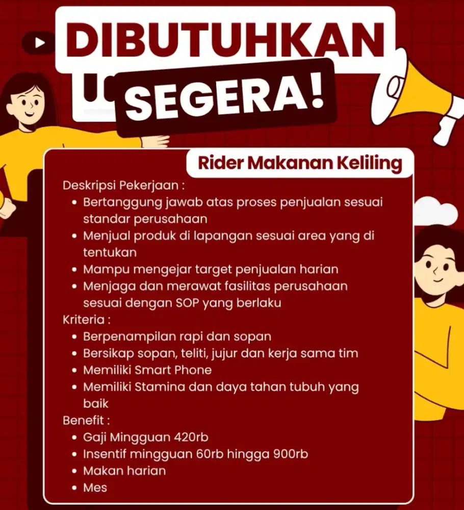 RIDER GEROBAK KELILING