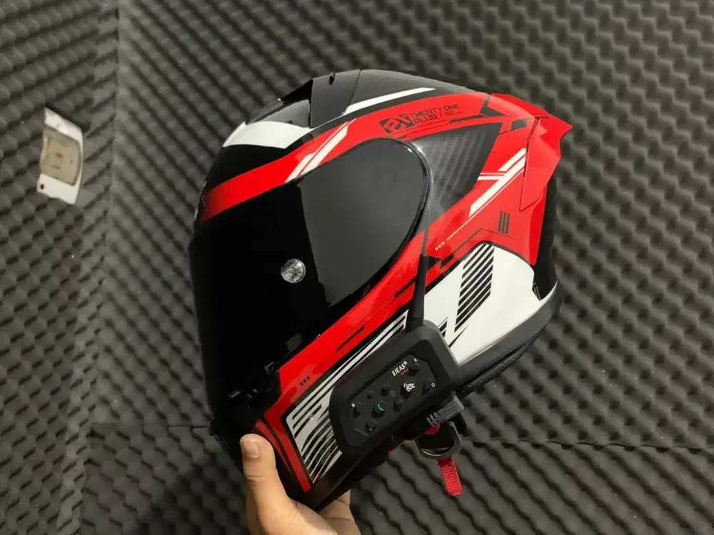 HELM RSV FFC21 POISON RED PAKET GANTENG