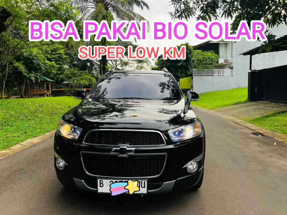 MURAH CHEVROLET CAPTIVA DIESEL 2.0 FL2 2013  VERY LOW KM PAJAK PANJANG