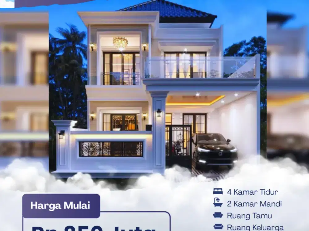 RUMAH 2 LANTAI 5 MENIT KAMPUS UNILA -ONE GATE SYSTEM LABUHAN DALAM