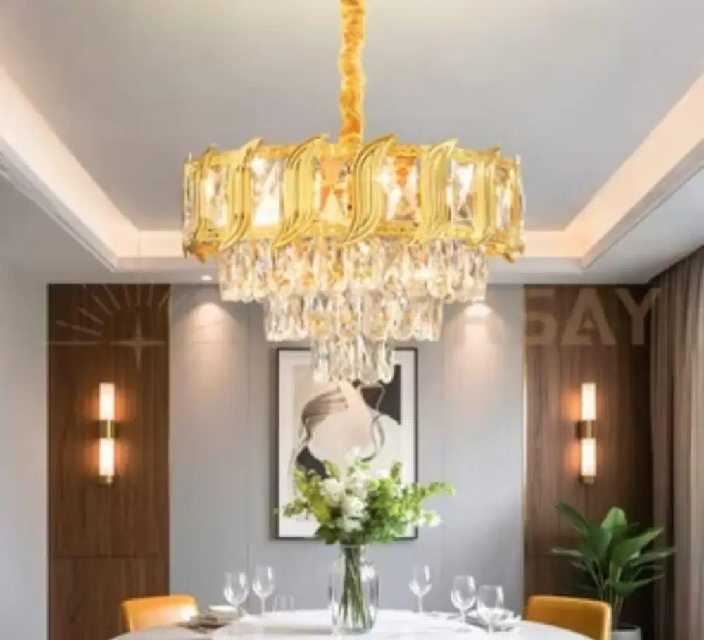 Lampu Gantung Kristal Aesthetic Minimalis