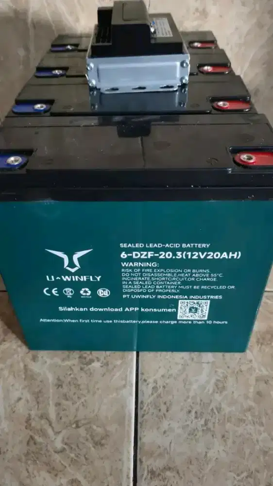 Aki Kering SLA Molis / Selis Uwinfly 20Ah Mint Condition (12v/20ah)