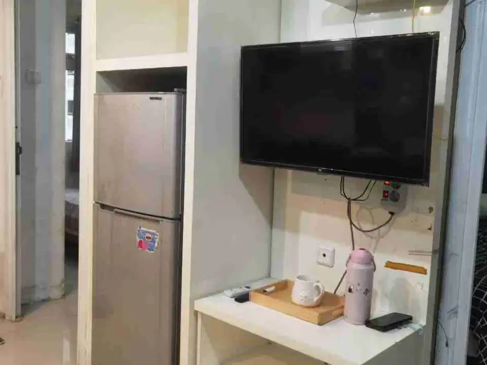 Sewa Murah Green Pramuka City Full furnished + Free IPL Lantai Rendah Harga per 6 Bulan