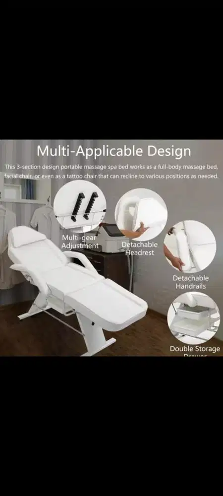 Tempat Tidur Salon Kecantikan / Tempat Pijit / Tempat Tato