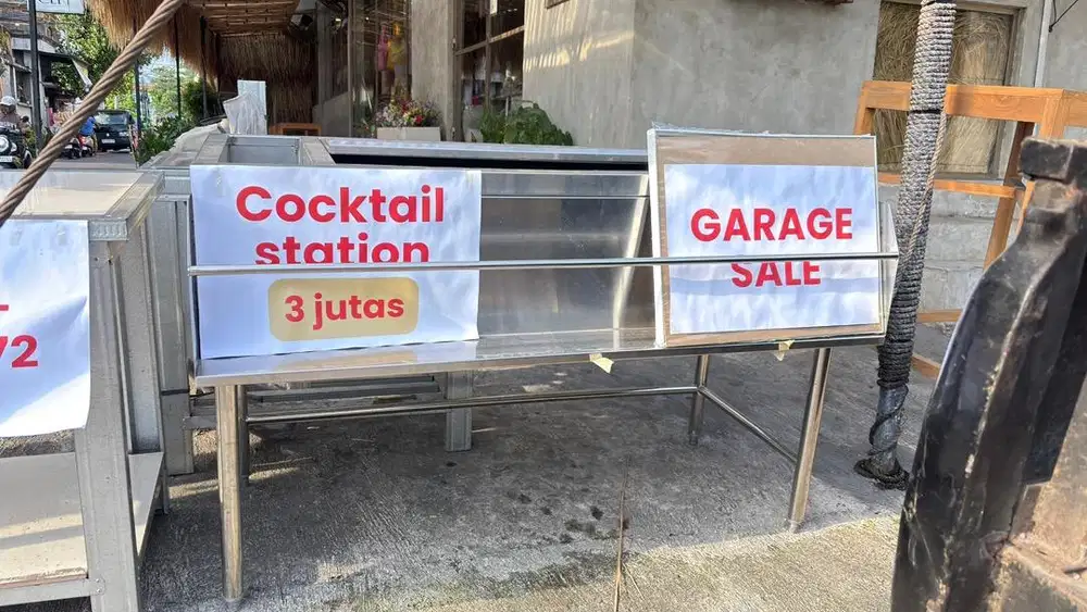 Cocktail Station / Perlengkapan Bar Restaurant / Tempat Ice Bar