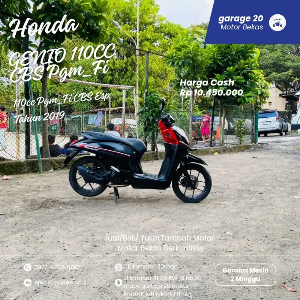Honda Genio 110cc esp pgm_fi Tahun 2019