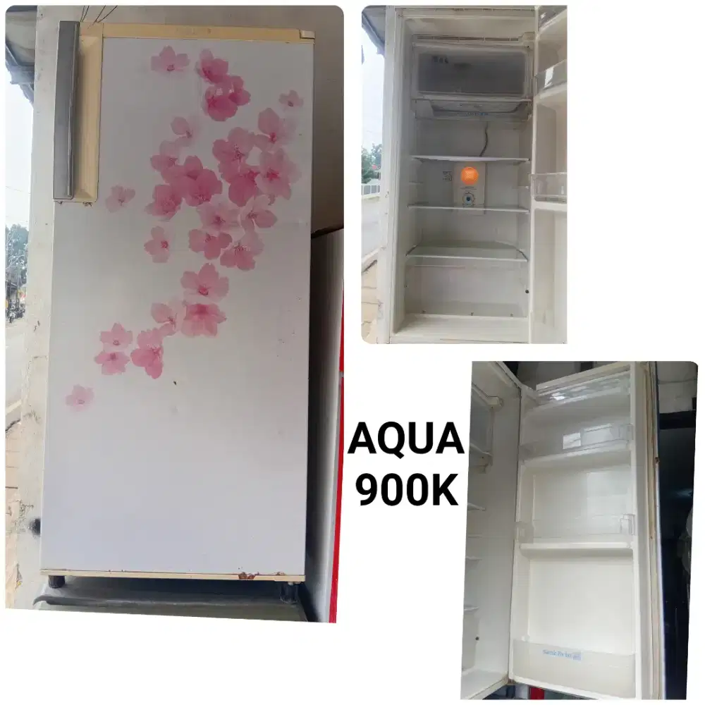 Kulkas AQUA bekas bergaransi