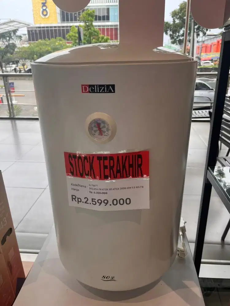 water heater delizia 80 liter