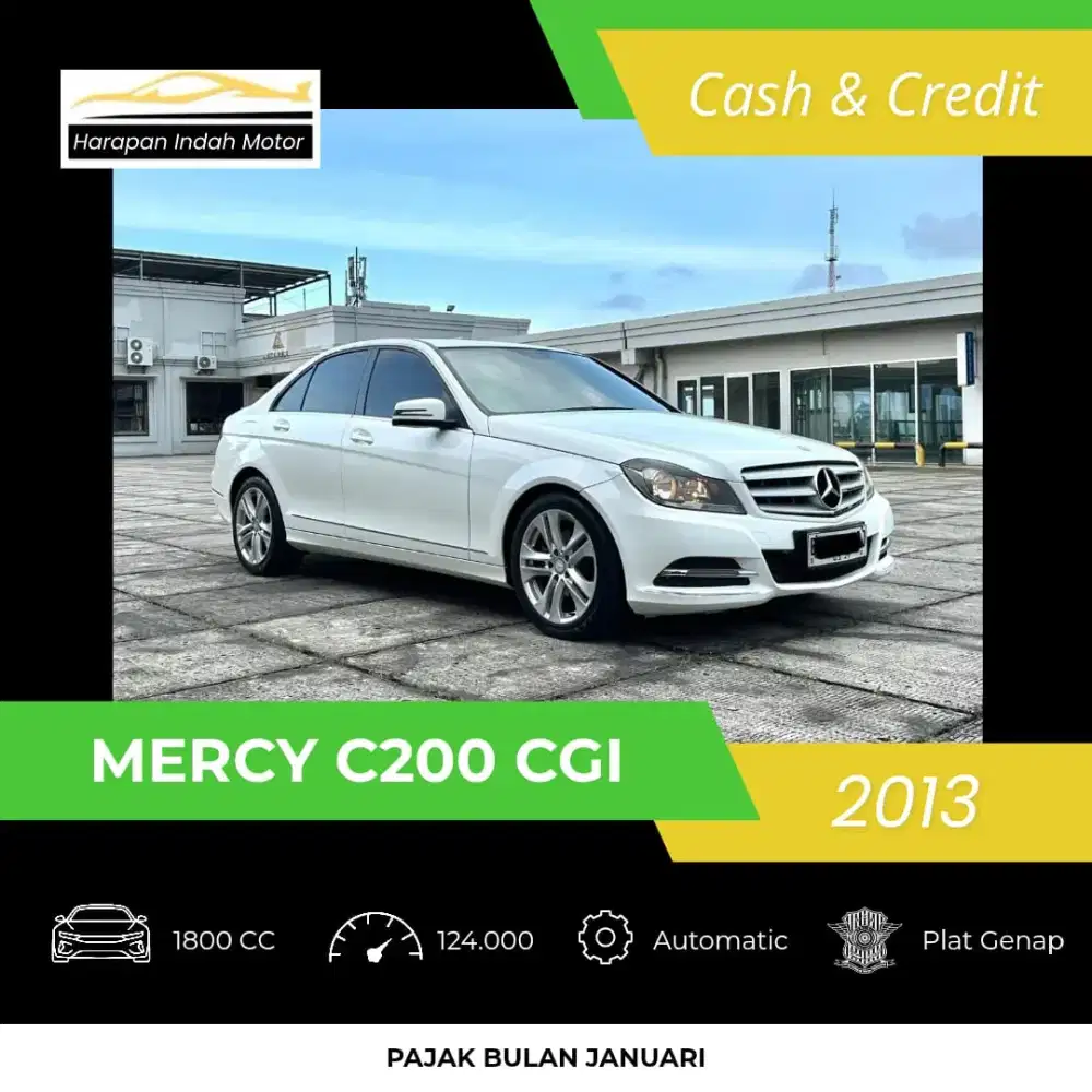 Mercedes Benz Mercy C200 CGI 2013 Low KM 78RB Miles