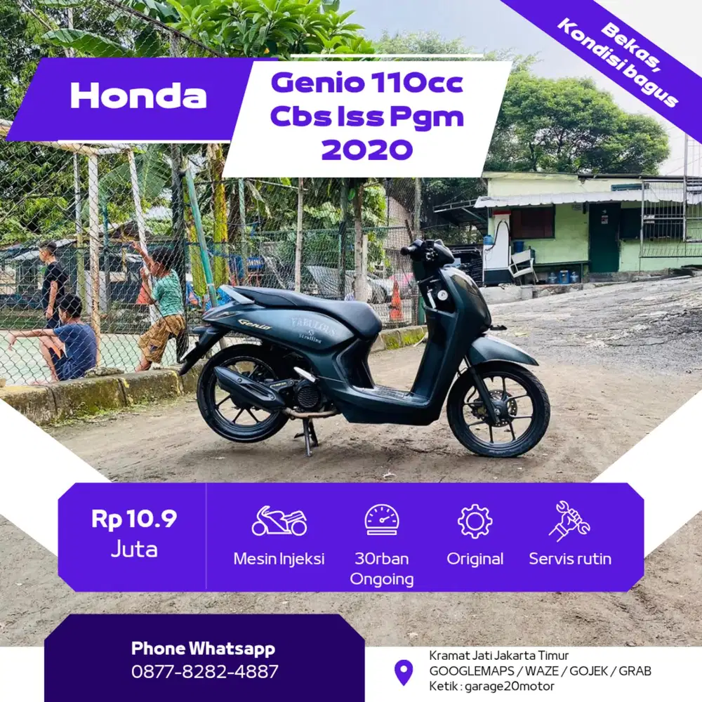 Honda Genio faboulus 110cc cbs iss esp fi tahun 2020