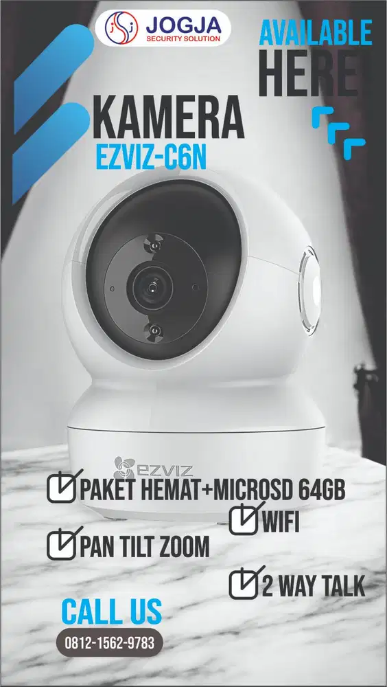 IP Camera EZVIZ C6N Full HD 360 Derajat - Smart Tracking & NightVision