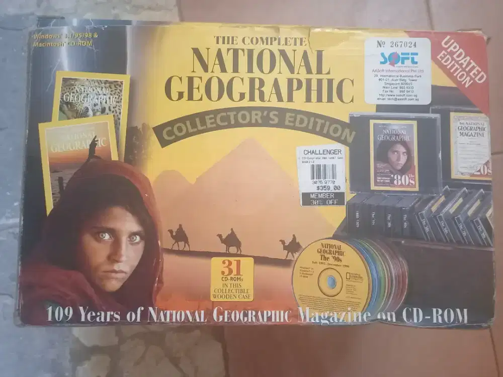 Buku dan cd rom national geographic