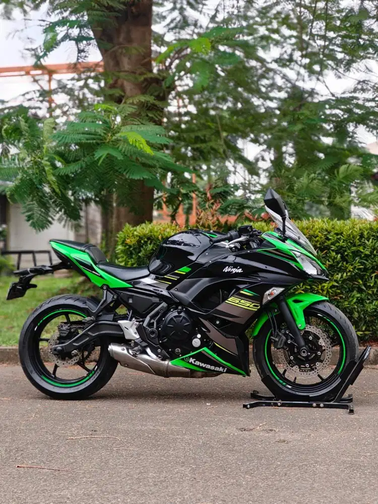 KAWASAKI NINJA 650 FI ABS KRT 2017 HIJAU KM LOW PAJAK ON KAYAK BARU