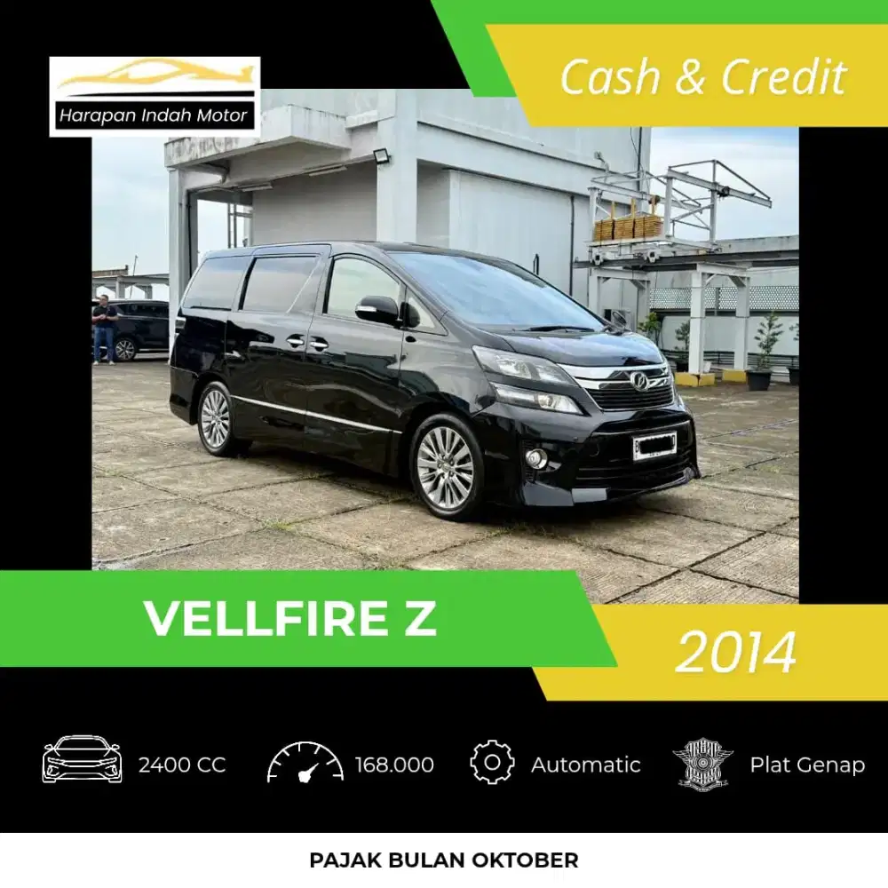 Toyota Vellfire 2.4 Z Golden Eye 2014 Tangan Pertama