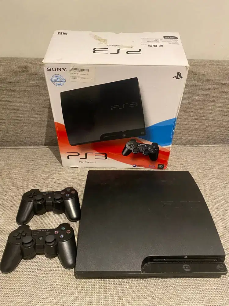 PS 3 SLIM SERI 30 500GB FULLSET GAME UDA BANYAK