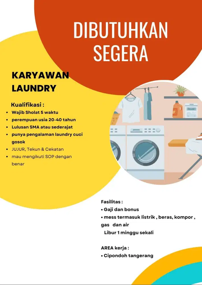 pegawai laundry