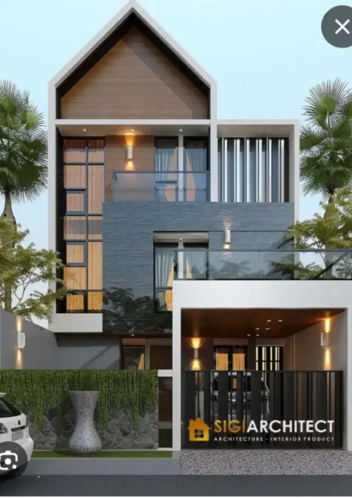 Rumah on progress 3 lantai 7KT dekat Kantor Perhutani Jember