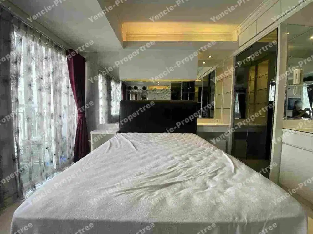 Disewakan tipe studio apartment royal mediterania garden residence