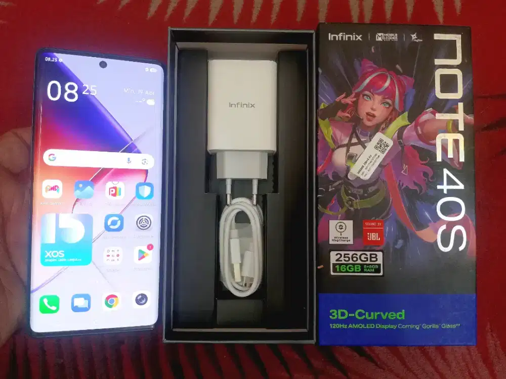 Infinix Note 40s  8 256  Full Set  Resmi Infinix