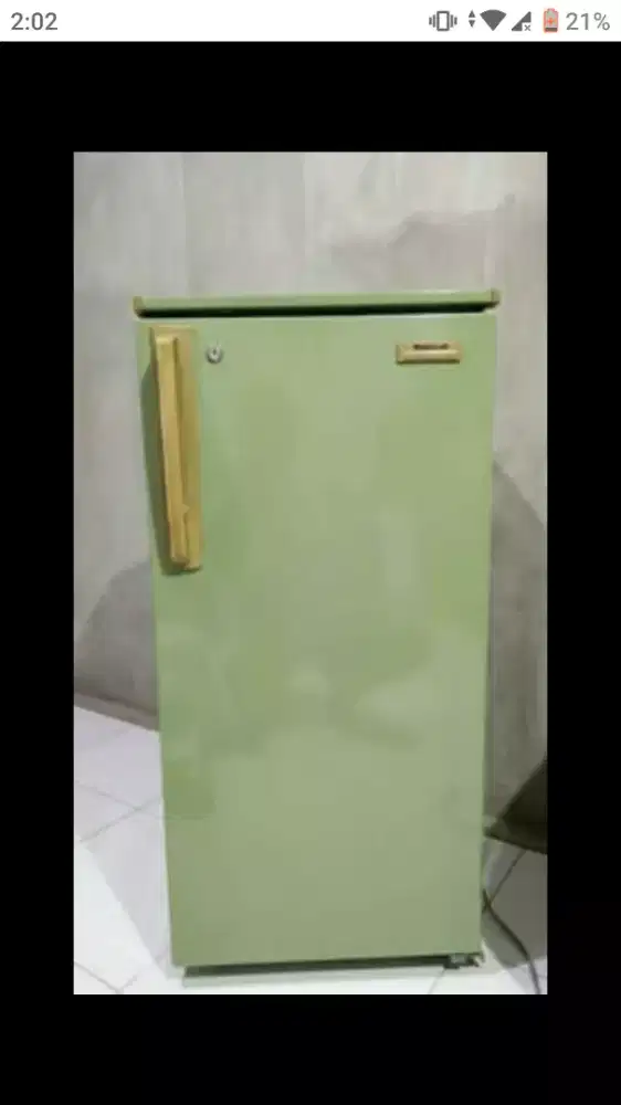 Kulkas 1pintu National Antique ORI MULUS belum pernah service Hemat