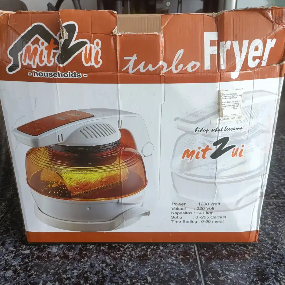 Dijual Air Fryer Baru Merk Mitzui