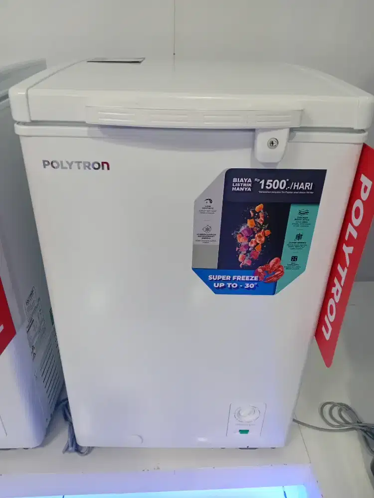 Polytron Chest Freezer Bisa Cicilan Pake Home Credit Mulai 15rb/hari