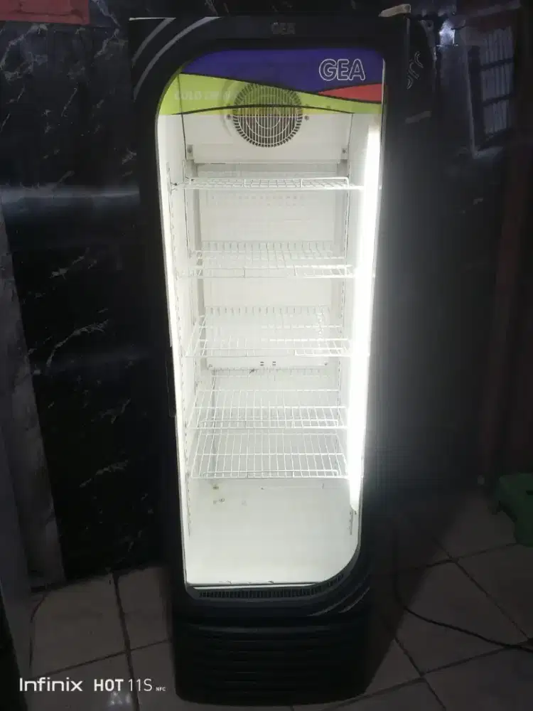 Jual bu kulkas pendingin minuman ukuran 5 rak merk GEA