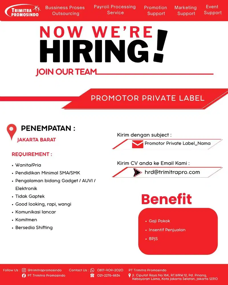 PROMOTOR PRIVATE LABEL