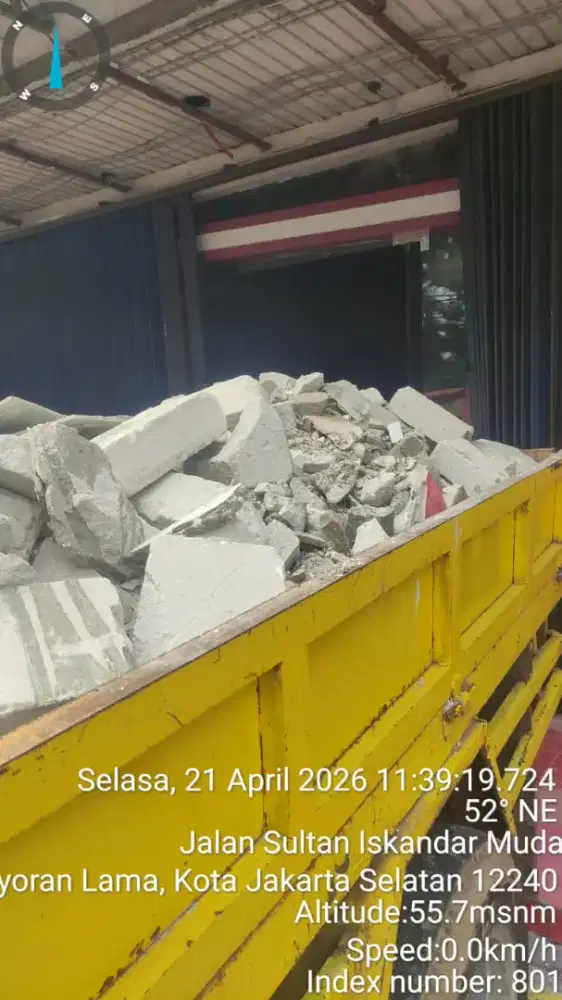 Jasa angkut puing dan buang sampah