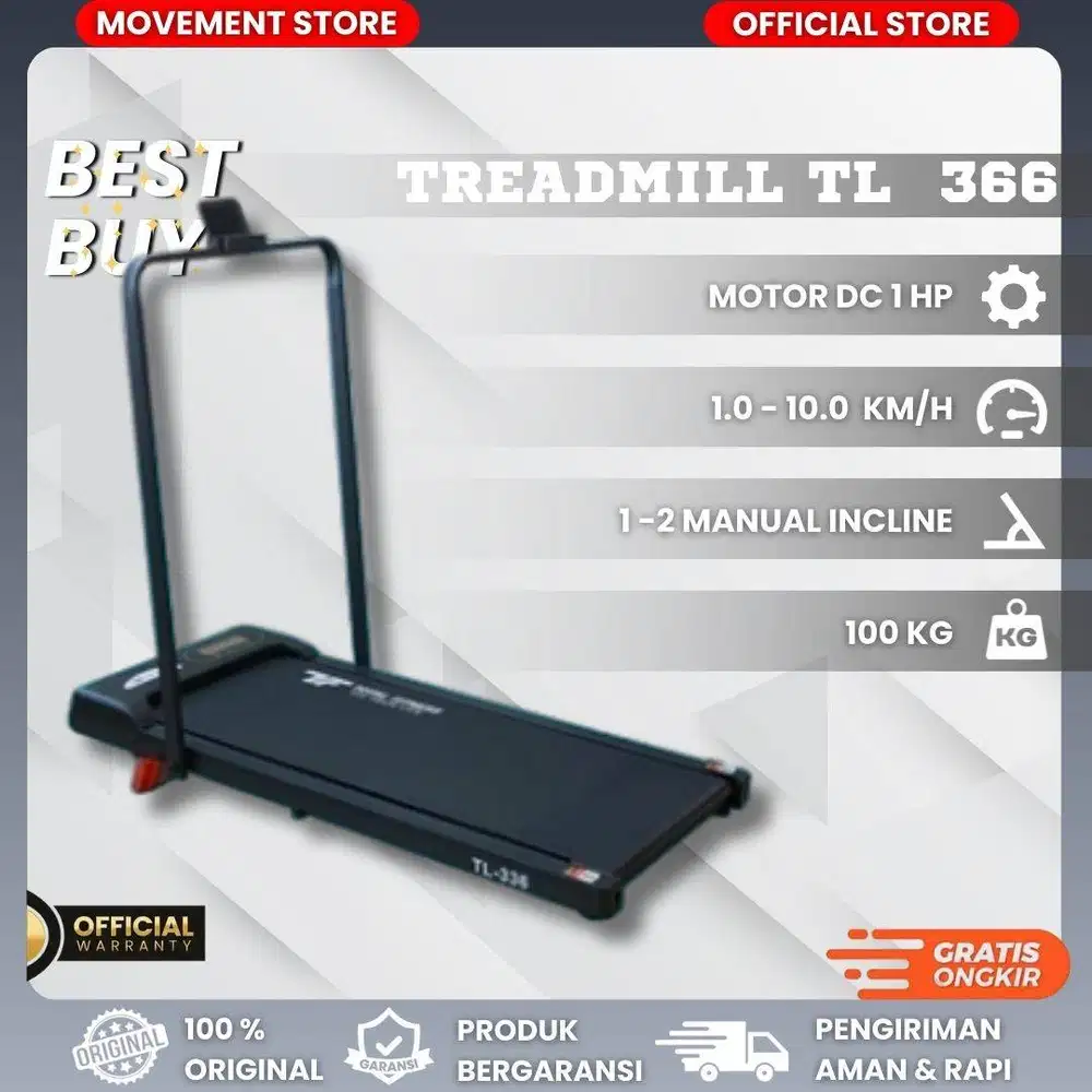 Treadmill Walking Pad Electric Pro Series Walking Flowpad TL-336