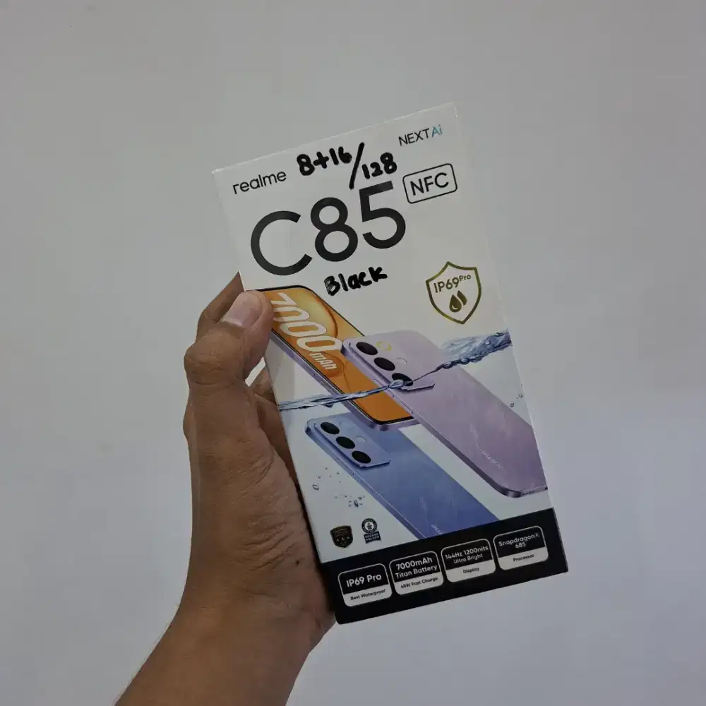 Realme C85 8/128 Baru Segell Bergaransi Resmi
