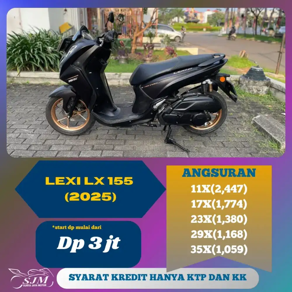 YAMAHA LEXI LX 155 S 2025 MESIN HALUS