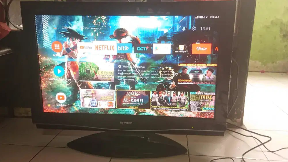 TV LCD SHARP 32 INCH NORMAL BEKAS