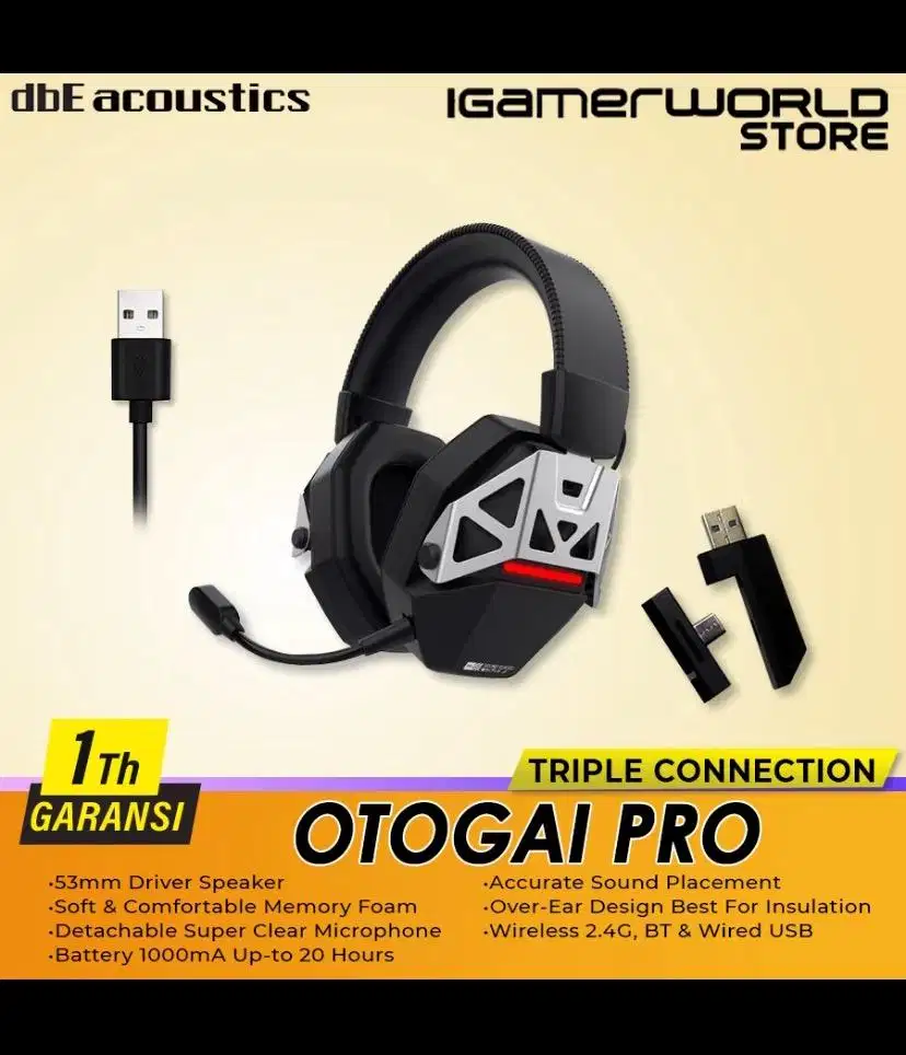 Otogai pro wireless triple connection