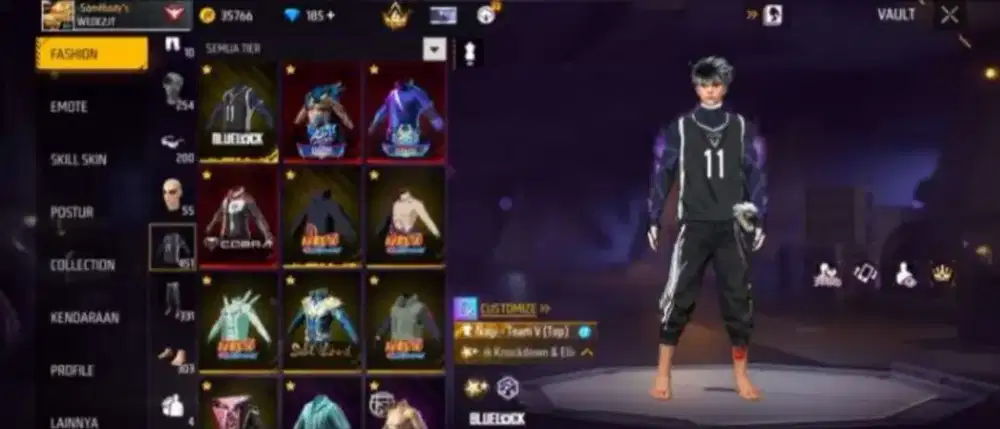 dijual akun free fire