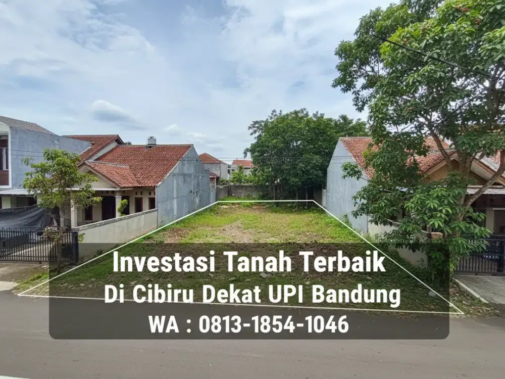 Tanah Cibiru Siap Bangun Rumah SHM dekat UPI